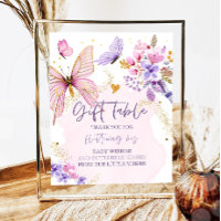Cards and Gifts Butterfly Garden Baby Shower