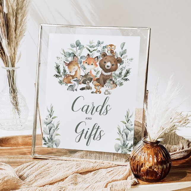 Cards and Gifts Eucalyptus Woodland Baby Animals Poster (Creator Uploaded)