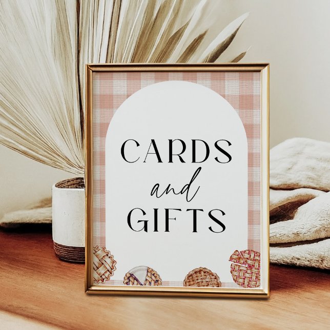 Cards and Gifts Little Cutie Pie Baby Shower Party Poster (Creator Uploaded)