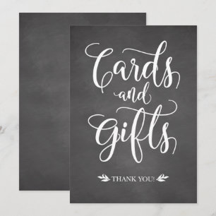 Cards and Gifts Rustic Wedding Sign