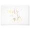Cards and Gifts Sign Choose Your Size Faux Gold
