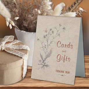 Cards and Gifts Terracotta Boho Wildflower Wedding