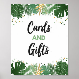 Cards and Gifts Tropical Safari Boy Birthday Sign