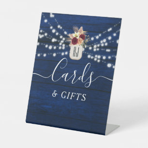 Cards and Gifts Wedding Pedestal Sign