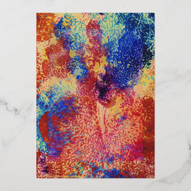 "CARDS BY MAGHIE" #CARDSBYMAGHIE CARDSBYMAGHIE.COM FOIL HOLIDAY CARD (Front)