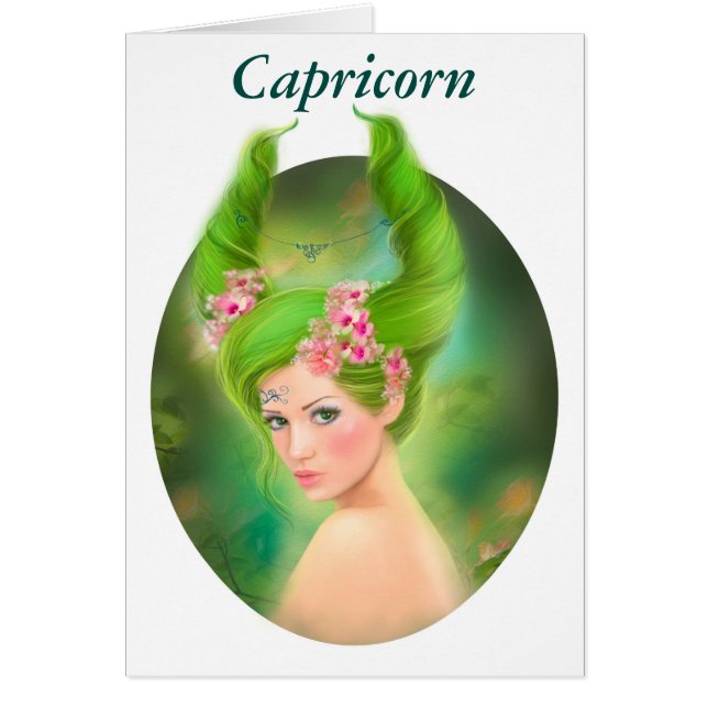 Cards Capricorn zodiac (Front)