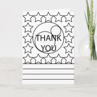 Card's Creative Colouring Card Thank You 3