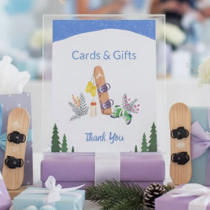 Cards & Gifts A Little Shredder Snowboard Pedestal Sign