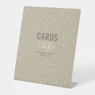 Cards Gifts Adventure Awaits Neutral Taupe Stars  Pedestal Sign