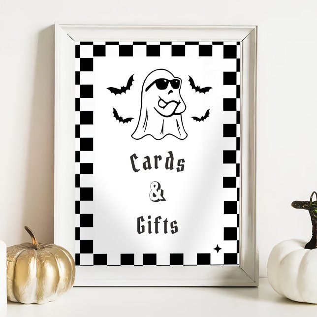 " Cards & Gifts " Boo Funny Baby Shower Game Poster (Creator Uploaded)