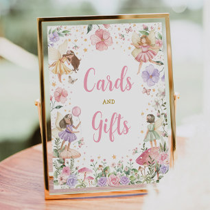 Cards & Gifts Floral Fairy Garden Birthday Sign