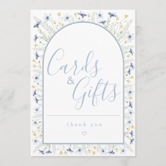 Cards & Gifts Sign Card