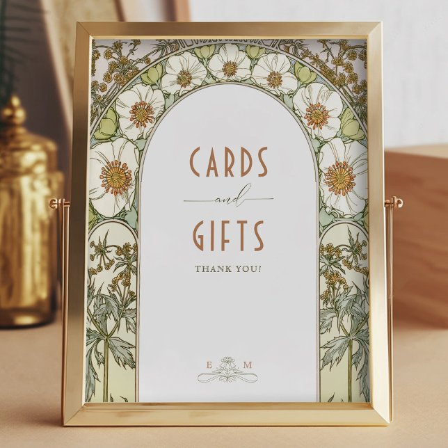 Cards & Gifts Sign Vintage Art Nouveau by Mucha (Creator Uploaded)