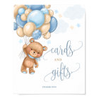 Cards & Gifts Teddy Bear Balloons Baby Shower Sign
