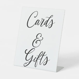 Cards & Gifts Wedding Pedestal Sign