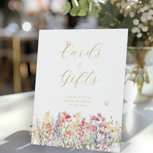 Cards & Gifts!  Wildflower  Pedestal Sign (Creator Uploaded)