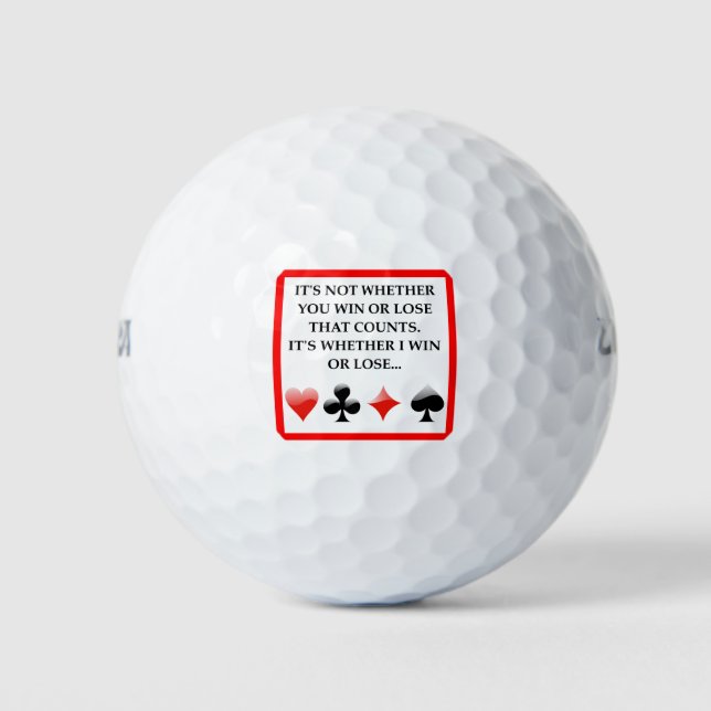 CARDS GOLF BALLS (Front)