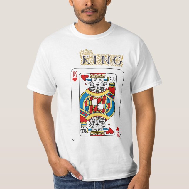 Cards graphic design on men's tshirt  (Front)