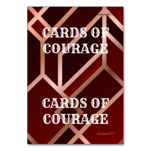 Cards of Courage for Game