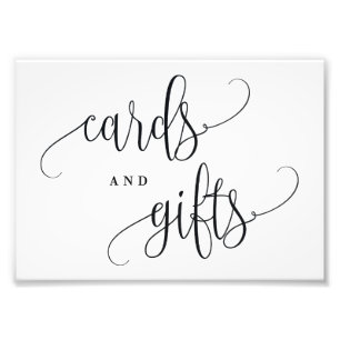 Cards Sign Choose Your Size Lovely Calligraphy