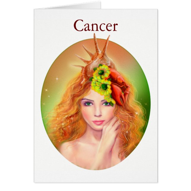 Cards Zodiac - Fantasy Cancer (Front)