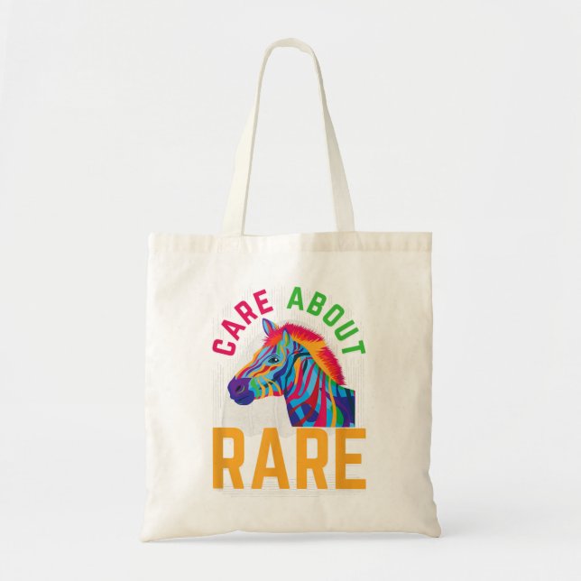 Care About Rare, Rare Disease Awareness Day Month  Tote Bag (Front)