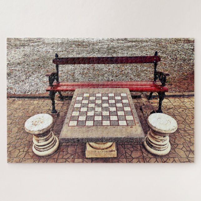 Care For A Game Of Chess? Jigsaw Puzzle (Horizontal)