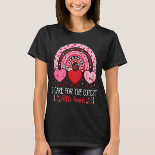 Care For Cutest Little Hearts L&D Nurse Valentines T-Shirt