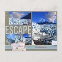 Care Free Escape to Alaska Postcard
