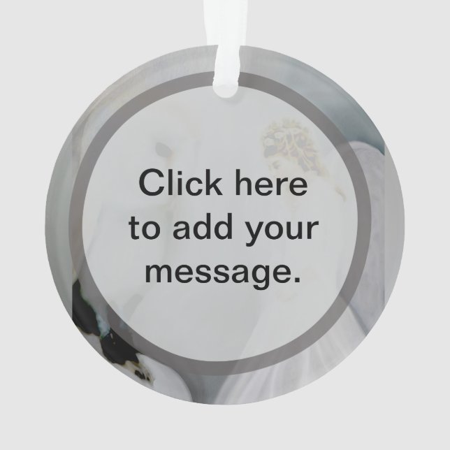 Care Guardian Angel and White Owl by Amelia Carrie Ornament (Back)