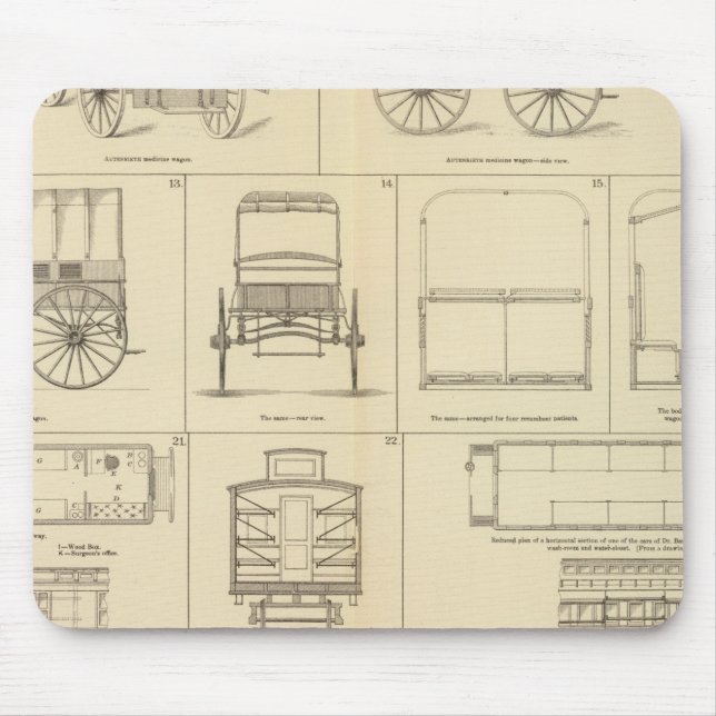 Care of sick, wounded mouse mat (Front)