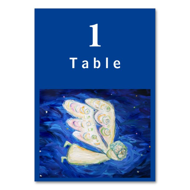 Care of the Soul Angel Custom Table Cards (Front)