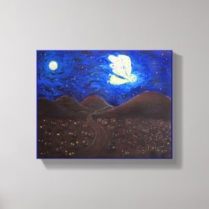 Care of the Soul Angel Painting Canvas (8" x 10")