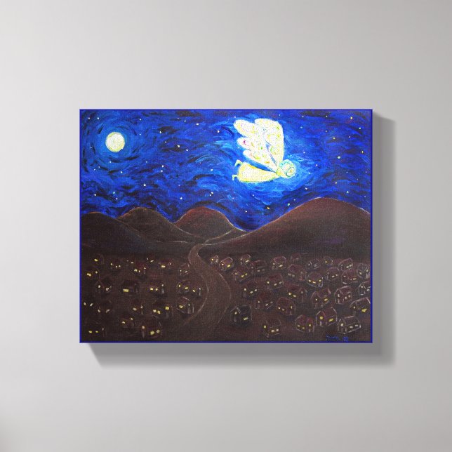 Care of the Soul Angel Painting Canvas (8" x 10") (Front)