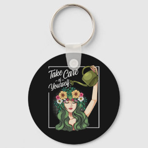Care Of Yourself Self-love Body Positive Mental He Key Ring