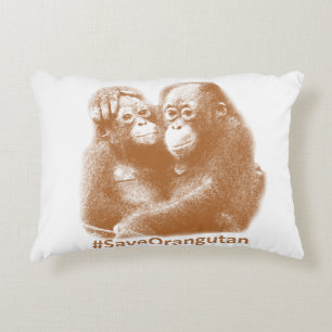 Care Orangutan Decorative Cushion