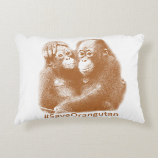 Care Orangutan Decorative Cushion
