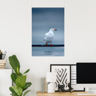 Care to Share AI Fantasy Digital Art Print Seagull