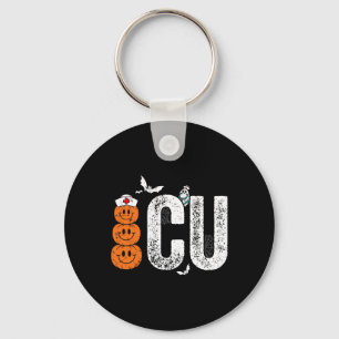 Care Unit Nurse Nursing Halloween Critical Care Key Ring