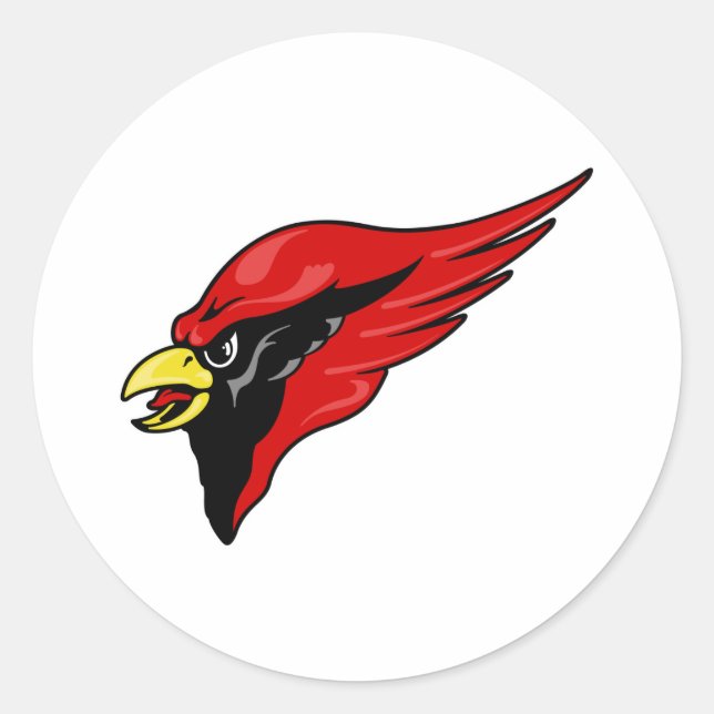 Careem Cardinal Classic Round Sticker (Front)