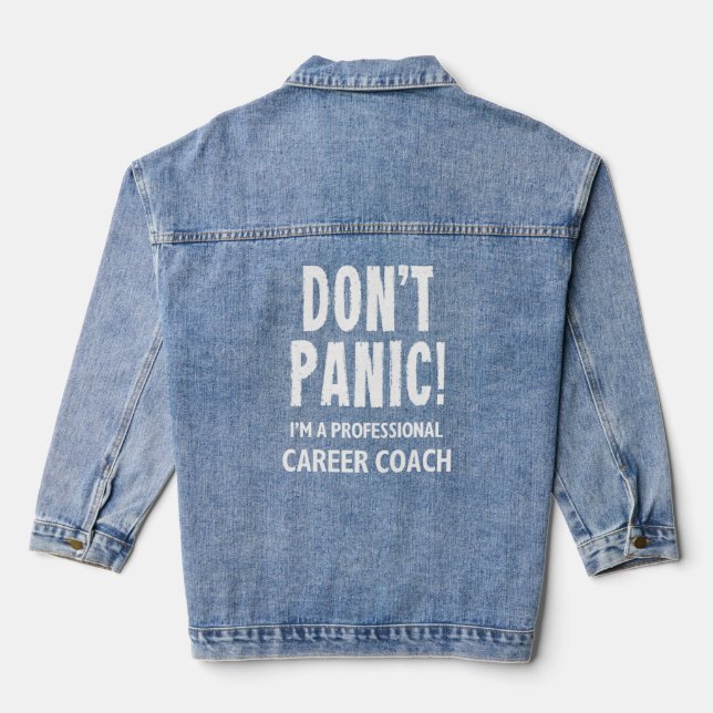 Career Coach  Denim Jacket (Back)