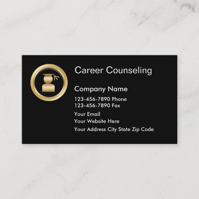 Career Counseling Business Cards (Front)