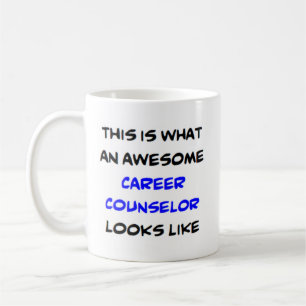 career counsellor, awesome coffee mug