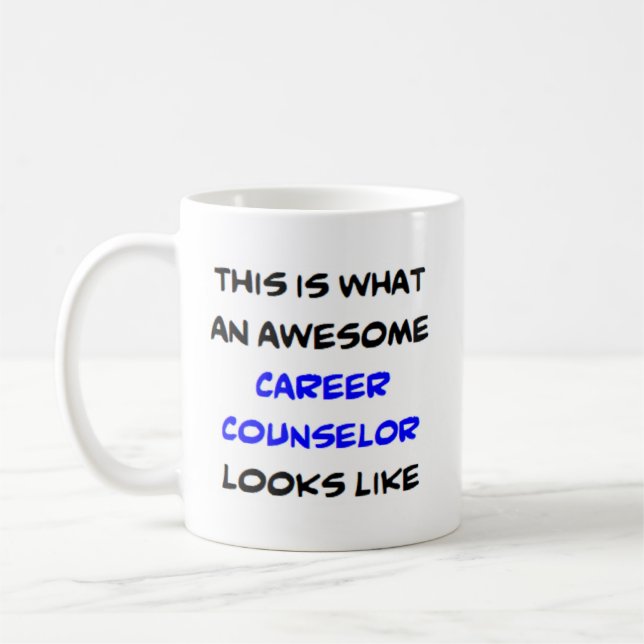 career counsellor, awesome coffee mug (Left)