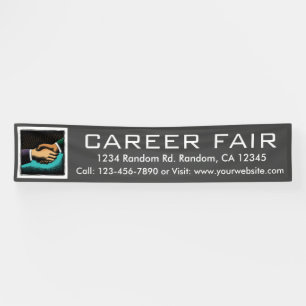 Career Fair customisable banner sign