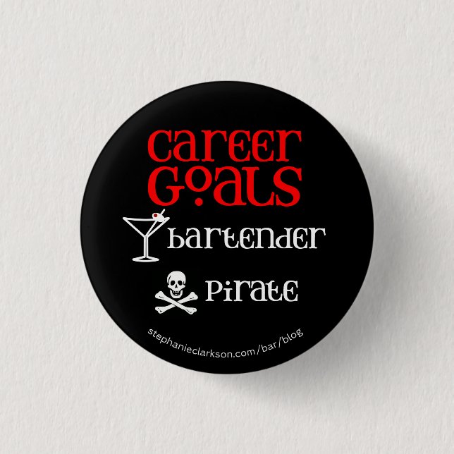 Career Goals 3 Cm Round Badge (Front)