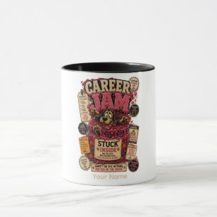 Career Jam Personalised Funny Office T-Shirt Mug