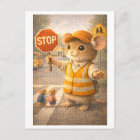 Career Mouse as Crossing Guard