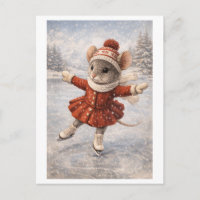 Career Mouse as Ice Skater