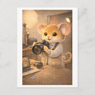 Career Mouse as Photographer Postcard
